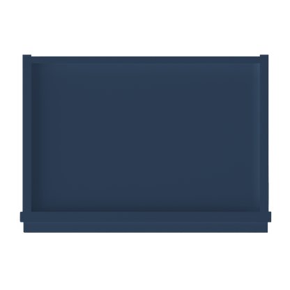 Wall Kitchen Cabinet W1830 Danbury Blue LessCare 18 in. width 30 in. height 12 in. depth - Kitchen Cabinets