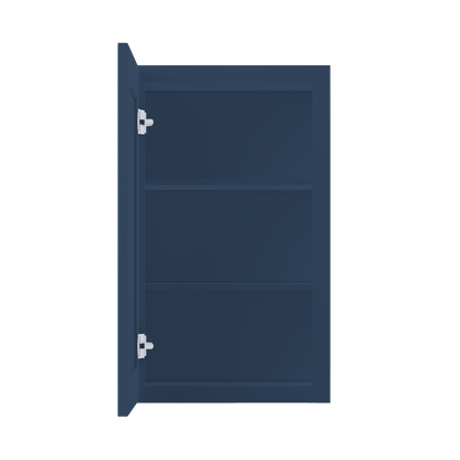 Wall Kitchen Cabinet W1830 Danbury Blue LessCare 18 in. width 30 in. height 12 in. depth - Kitchen Cabinets