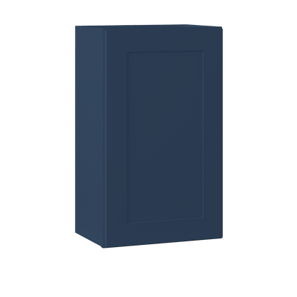 Wall Kitchen Cabinet W1830 Danbury Blue LessCare 18 in. width 30 in. height 12 in. depth - Kitchen Cabinets