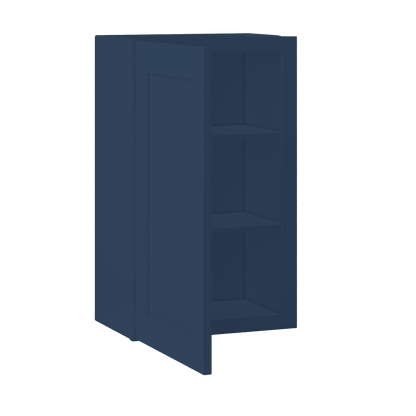 Wall Kitchen Cabinet W1830 Danbury Blue LessCare 18 in. width 30 in. height 12 in. depth - Kitchen Cabinets
