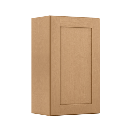 Wall Kitchen Cabinet W1830 Shaker Toffee LessCare 18 in. width 30 in. height 12 in. depth - Kitchen Cabinets