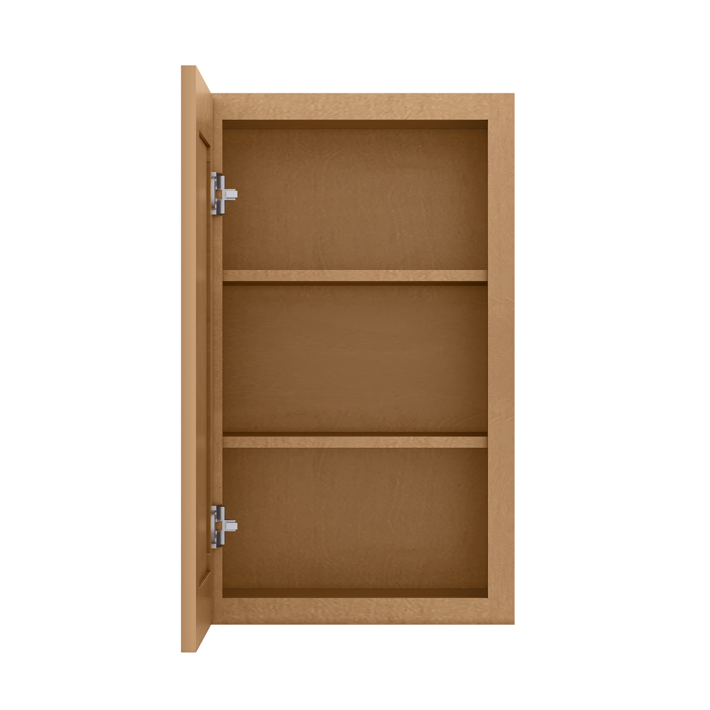 Wall Kitchen Cabinet W1830 Shaker Toffee LessCare 18 in. width 30 in. height 12 in. depth - Kitchen Cabinets