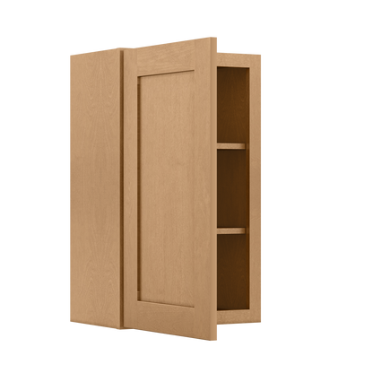 Wall Kitchen Cabinet W1830 Shaker Toffee LessCare 18 in. width 30 in. height 12 in. depth - Kitchen Cabinets