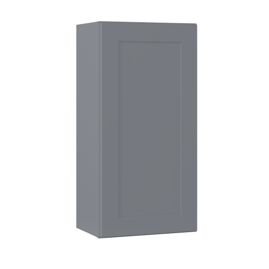 Wall Kitchen Cabinet W1836 Colonial Gray LessCare 18 in. width 36 in. height 12 in. depth - Kitchen Cabinets