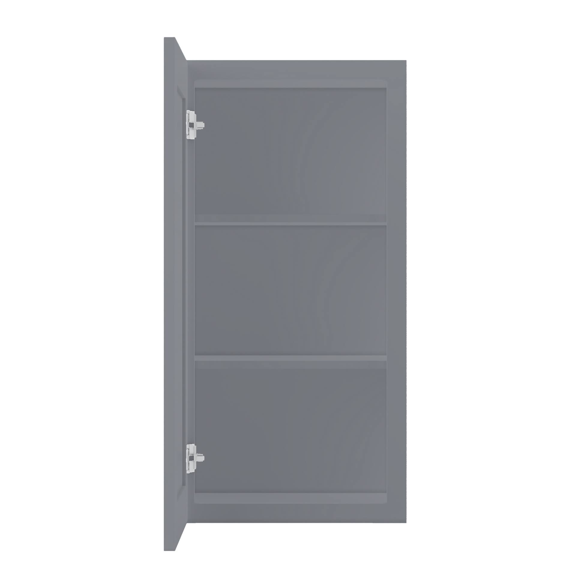 Wall Kitchen Cabinet W1836 Colonial Gray LessCare 18 in. width 36 in. height 12 in. depth - Kitchen Cabinets