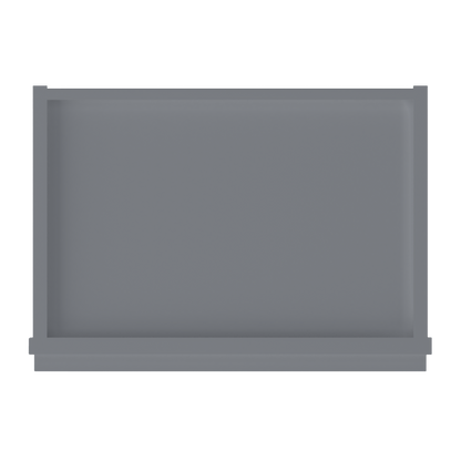 Wall Kitchen Cabinet W1836 Colonial Gray LessCare 18 in. width 36 in. height 12 in. depth - Kitchen Cabinets