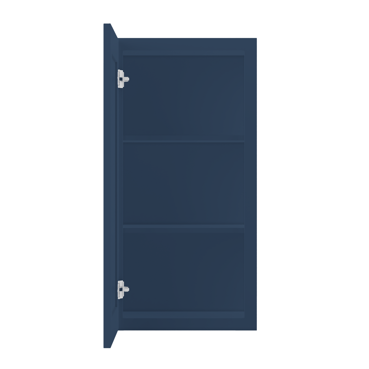 Wall Kitchen Cabinet W1836 Danbury Blue LessCare 18 in. width 36 in. height 12 in. depth - Kitchen Cabinets