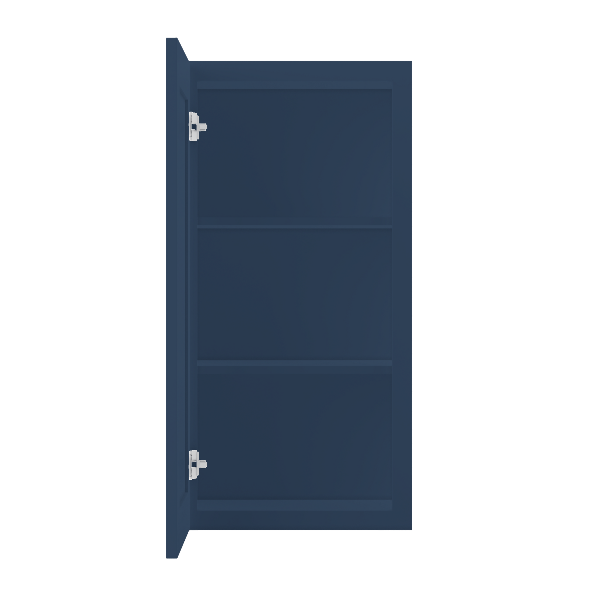 Wall Kitchen Cabinet W1836 Danbury Blue LessCare 18 in. width 36 in. height 12 in. depth - Kitchen Cabinets