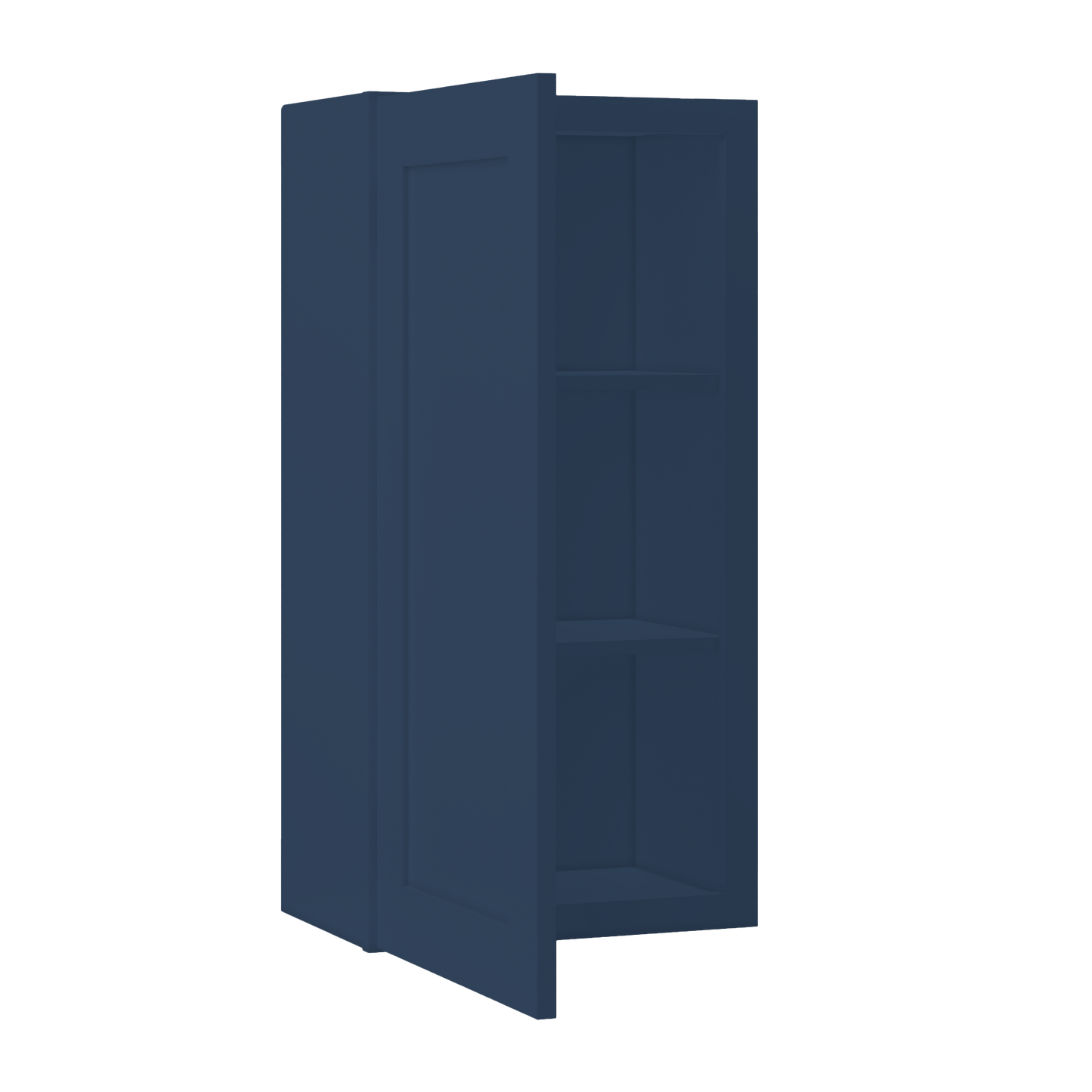 Wall Kitchen Cabinet W1836 Danbury Blue LessCare 18 in. width 36 in. height 12 in. depth - Kitchen Cabinets