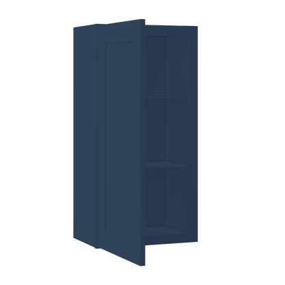 Wall Kitchen Cabinet W1836 Danbury Blue LessCare 18 in. width 36 in. height 12 in. depth - Kitchen Cabinets