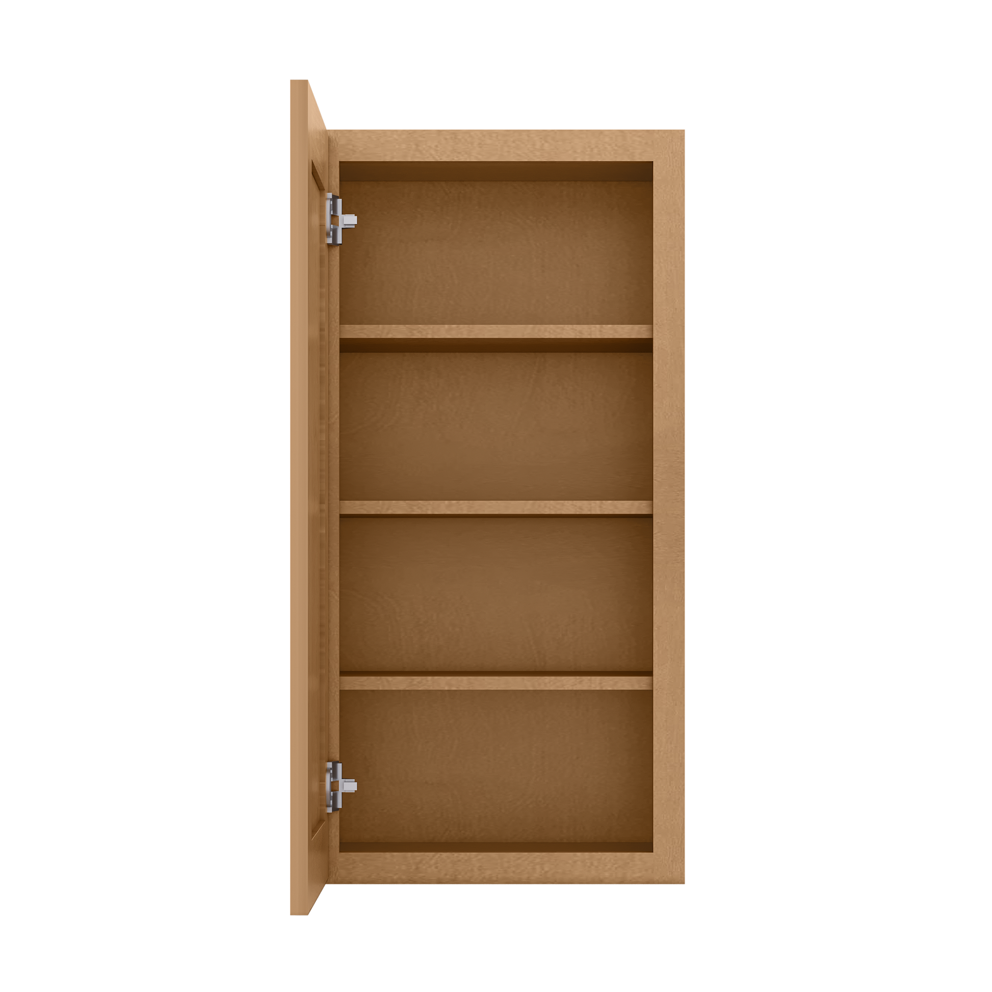 Wall Kitchen Cabinet W1836 Shaker Toffee LessCare 18 in. width 36 in. height 12 in. depth - Kitchen Cabinets
