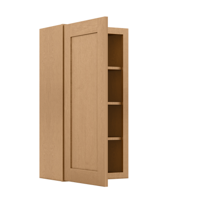 Wall Kitchen Cabinet W1836 Shaker Toffee LessCare 18 in. width 36 in. height 12 in. depth - Kitchen Cabinets