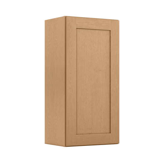 Wall Kitchen Cabinet W1836 Shaker Toffee LessCare 18 in. width 36 in. height 12 in. depth - Kitchen Cabinets