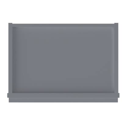 Wall Kitchen Cabinet W1842 Colonial Gray LessCare 18 in. width 42 in. height 12 in. depth - Kitchen Cabinets