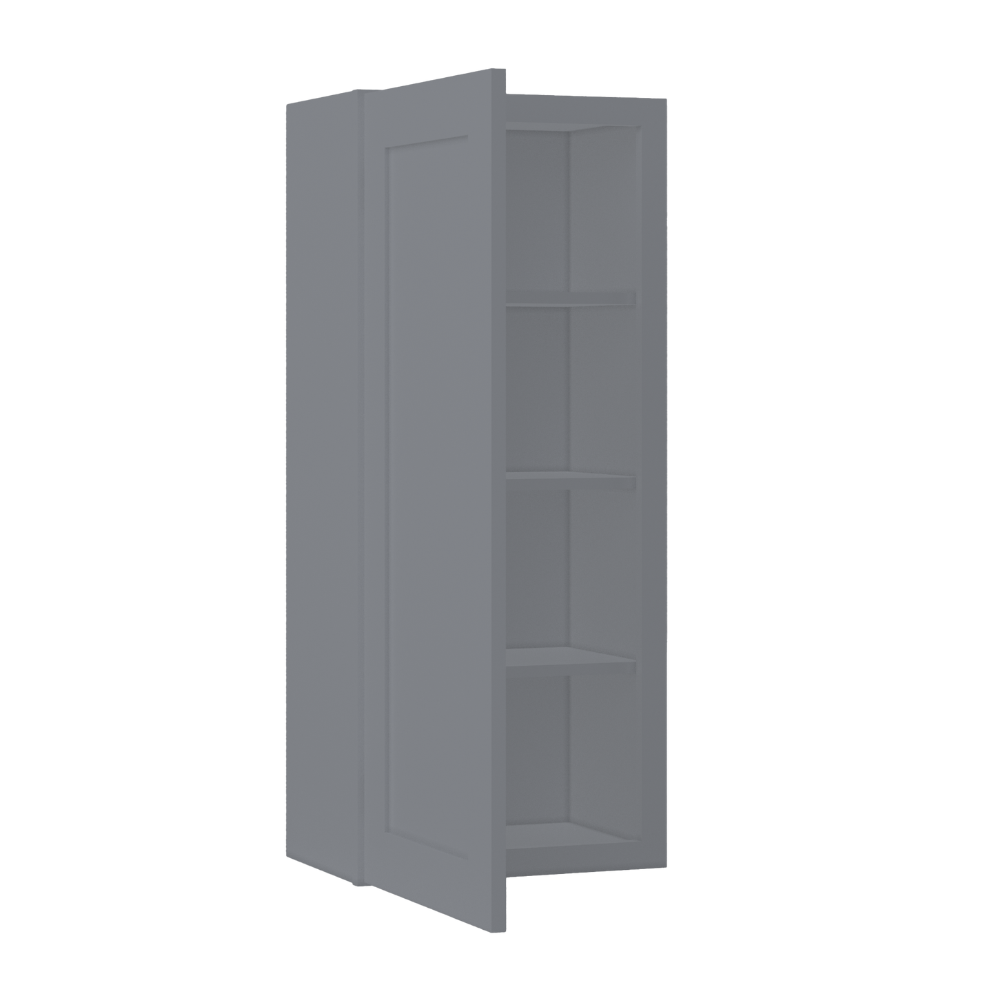 Wall Kitchen Cabinet W1842 Colonial Gray LessCare 18 in. width 42 in. height 12 in. depth - Kitchen Cabinets