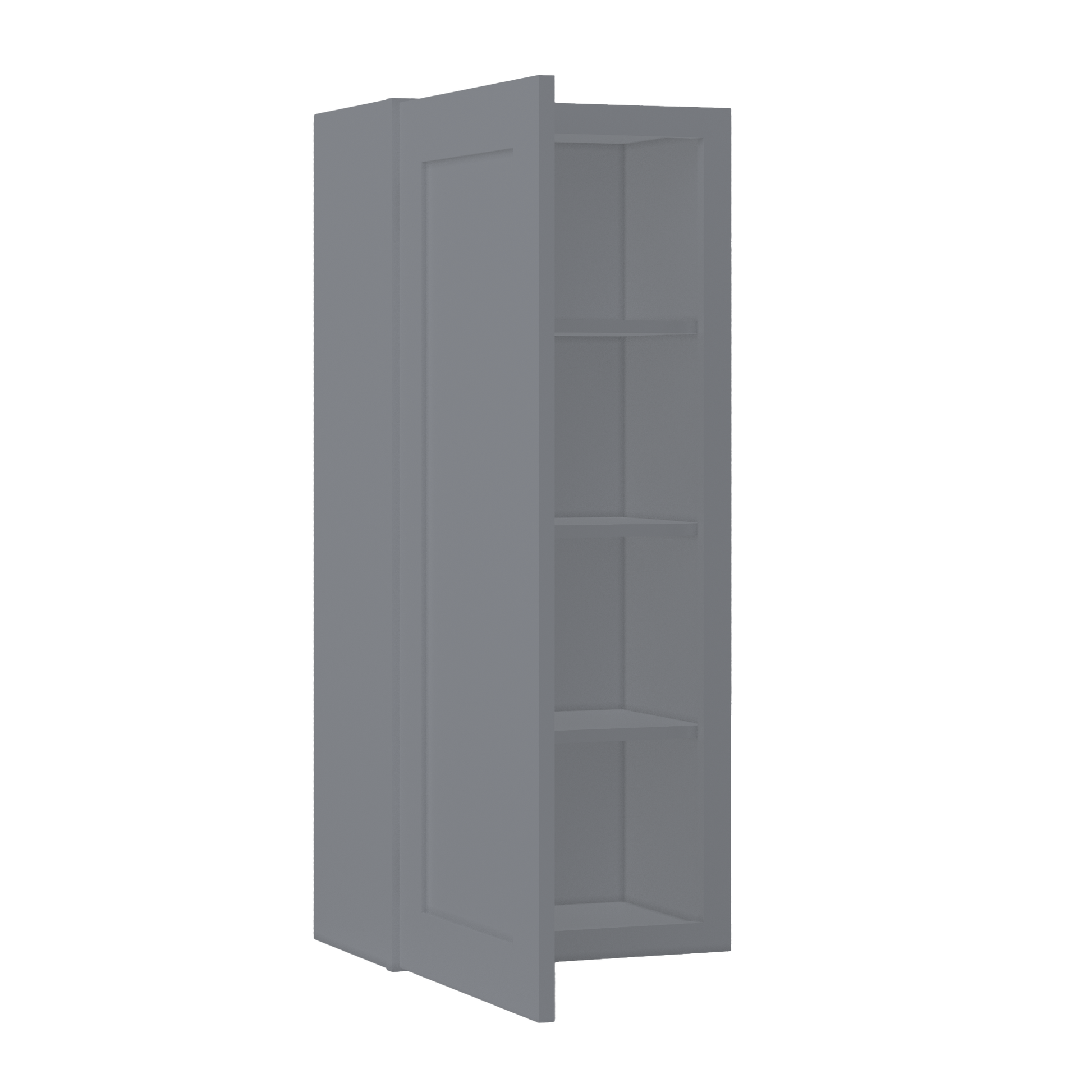 Wall Kitchen Cabinet W1842 Colonial Gray LessCare 18 in. width 42 in. height 12 in. depth - Kitchen Cabinets