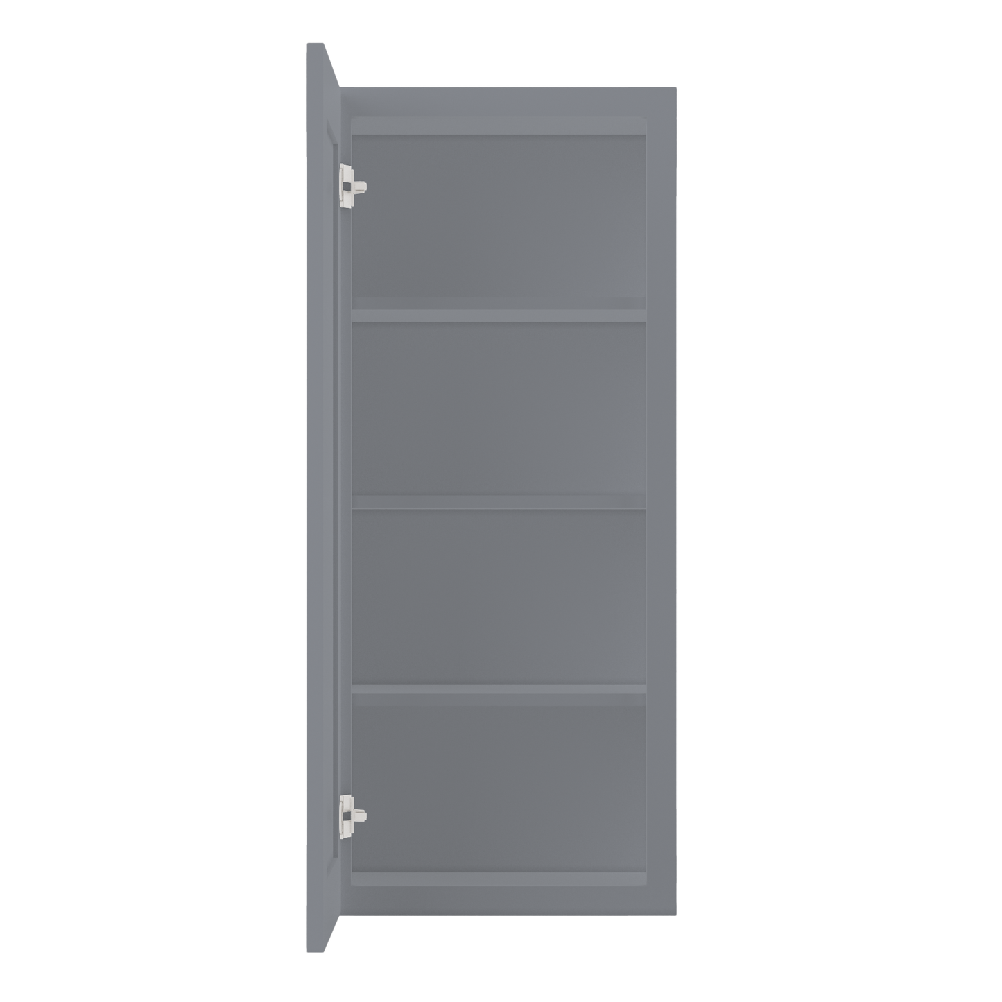 Wall Kitchen Cabinet W1842 Colonial Gray LessCare 18 in. width 42 in. height 12 in. depth - Kitchen Cabinets