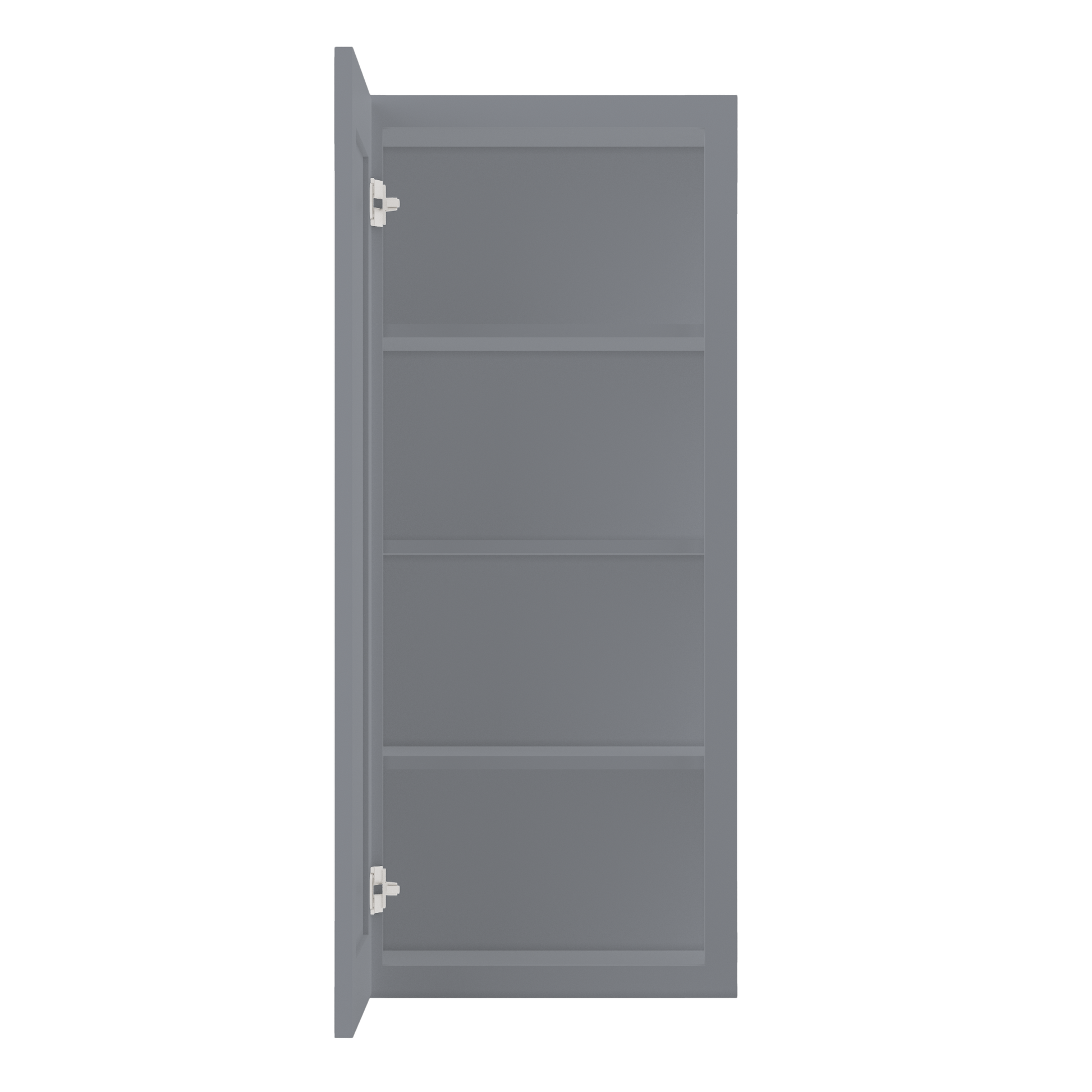 Wall Kitchen Cabinet W1842 Colonial Gray LessCare 18 in. width 42 in. height 12 in. depth - Kitchen Cabinets