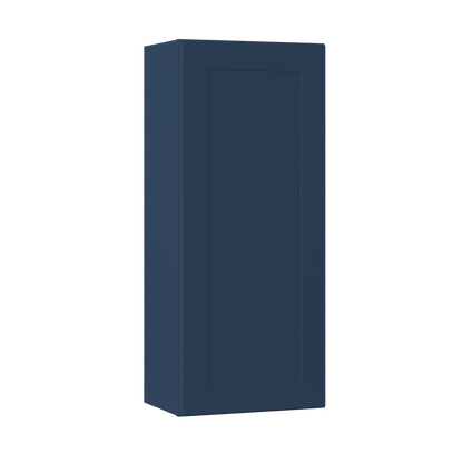 Wall Kitchen Cabinet W1842 Danbury Blue LessCare 18 in. width 42 in. height 12 in. depth - Kitchen Cabinets