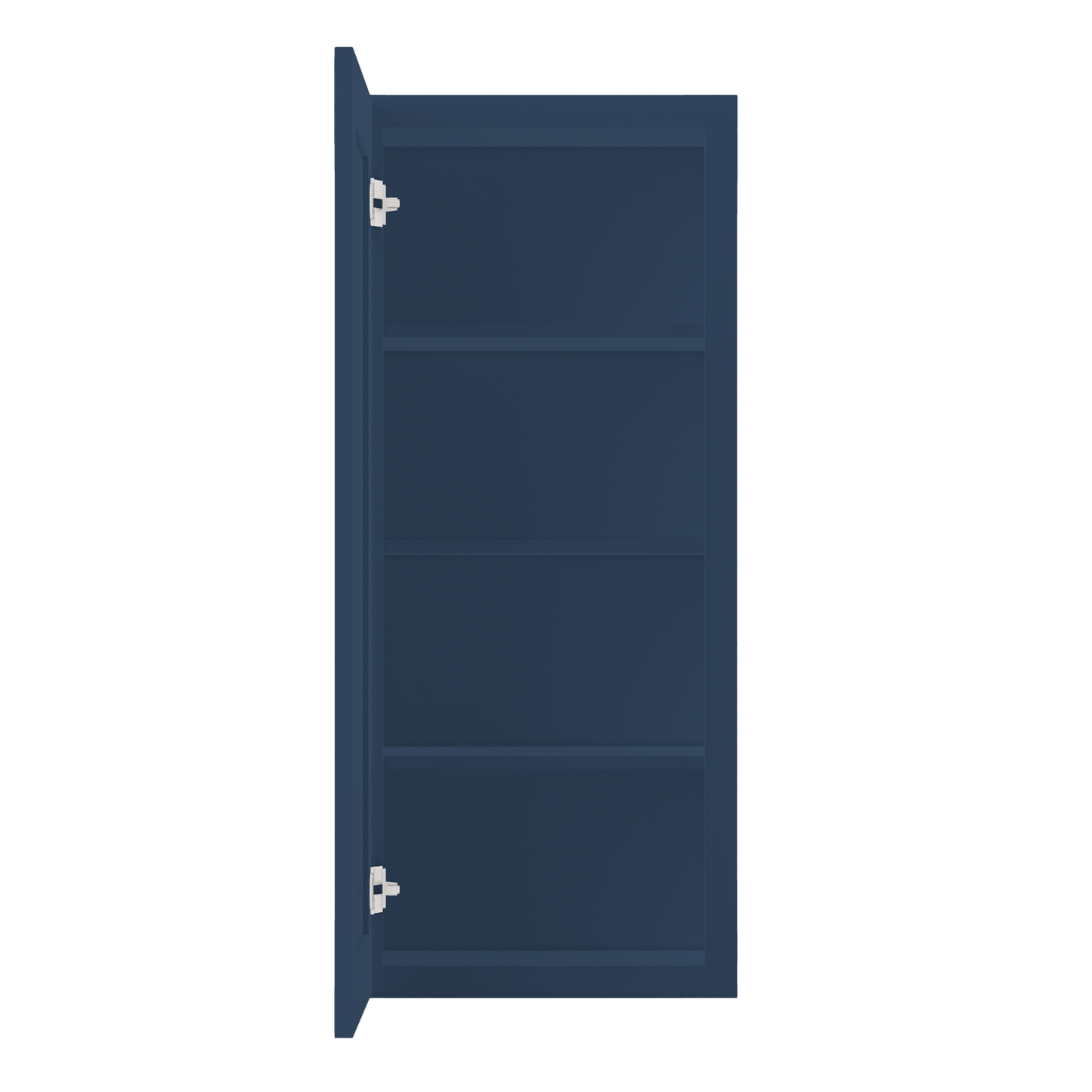 Wall Kitchen Cabinet W1842 Danbury Blue LessCare 18 in. width 42 in. height 12 in. depth - Kitchen Cabinets