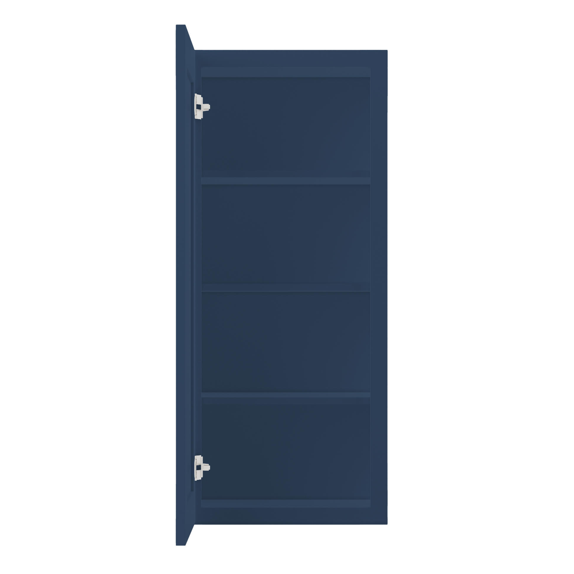 Wall Kitchen Cabinet W1842 Danbury Blue LessCare 18 in. width 42 in. height 12 in. depth - Kitchen Cabinets