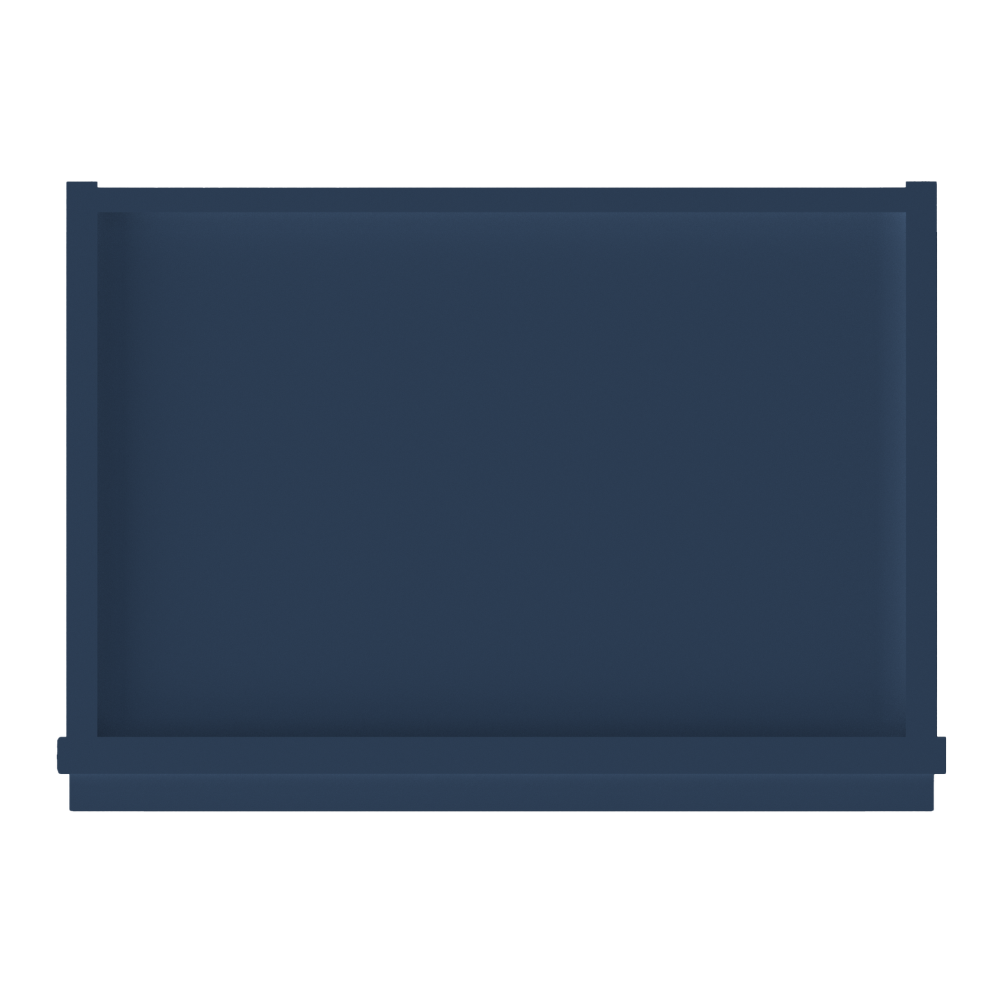 Wall Kitchen Cabinet W1842 Danbury Blue LessCare 18 in. width 42 in. height 12 in. depth - Kitchen Cabinets