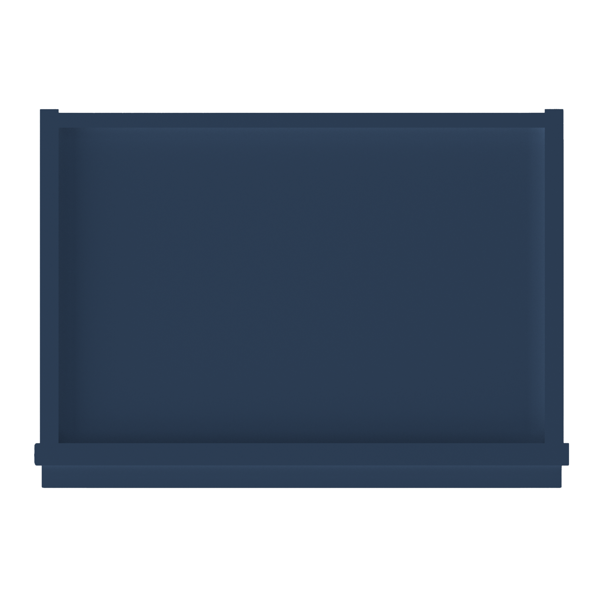 Wall Kitchen Cabinet W1842 Danbury Blue LessCare 18 in. width 42 in. height 12 in. depth - Kitchen Cabinets