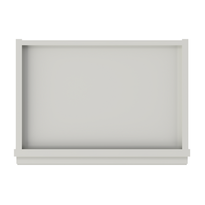 Wall Kitchen Cabinet W1842 Milan Pearl 18 in. width 42 in. height 12 in. depth - Kitchen Cabinets