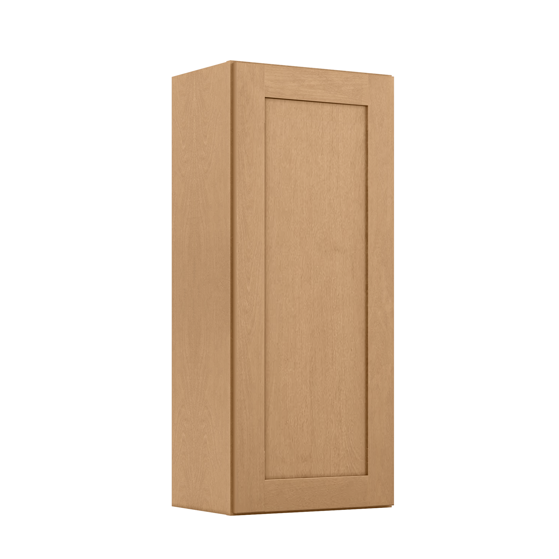 Wall Kitchen Cabinet W1842 Shaker Toffee LessCare 18 in. width 42 in. height 12 in. depth - Kitchen Cabinets