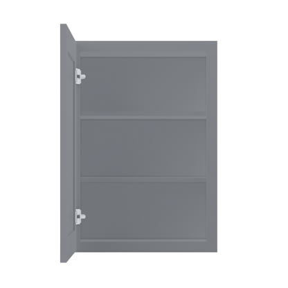 Wall Kitchen Cabinet W2130 Colonial Gray LessCare 21 in. width 30 in. height 12 in. depth - Kitchen Cabinets