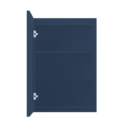 Wall Kitchen Cabinet W2130 Danbury Blue LessCare 21 in. width 30 in. height 12 in. depth - Kitchen Cabinets