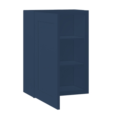 Wall Kitchen Cabinet W2130 Danbury Blue LessCare 21 in. width 30 in. height 12 in. depth - Kitchen Cabinets