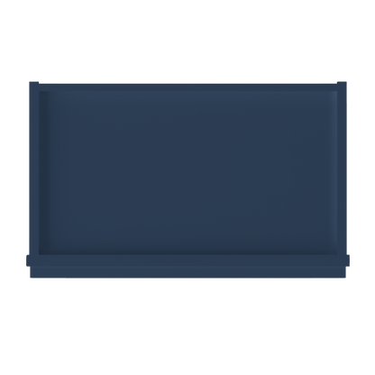 Wall Kitchen Cabinet W2130 Danbury Blue LessCare 21 in. width 30 in. height 12 in. depth - Kitchen Cabinets