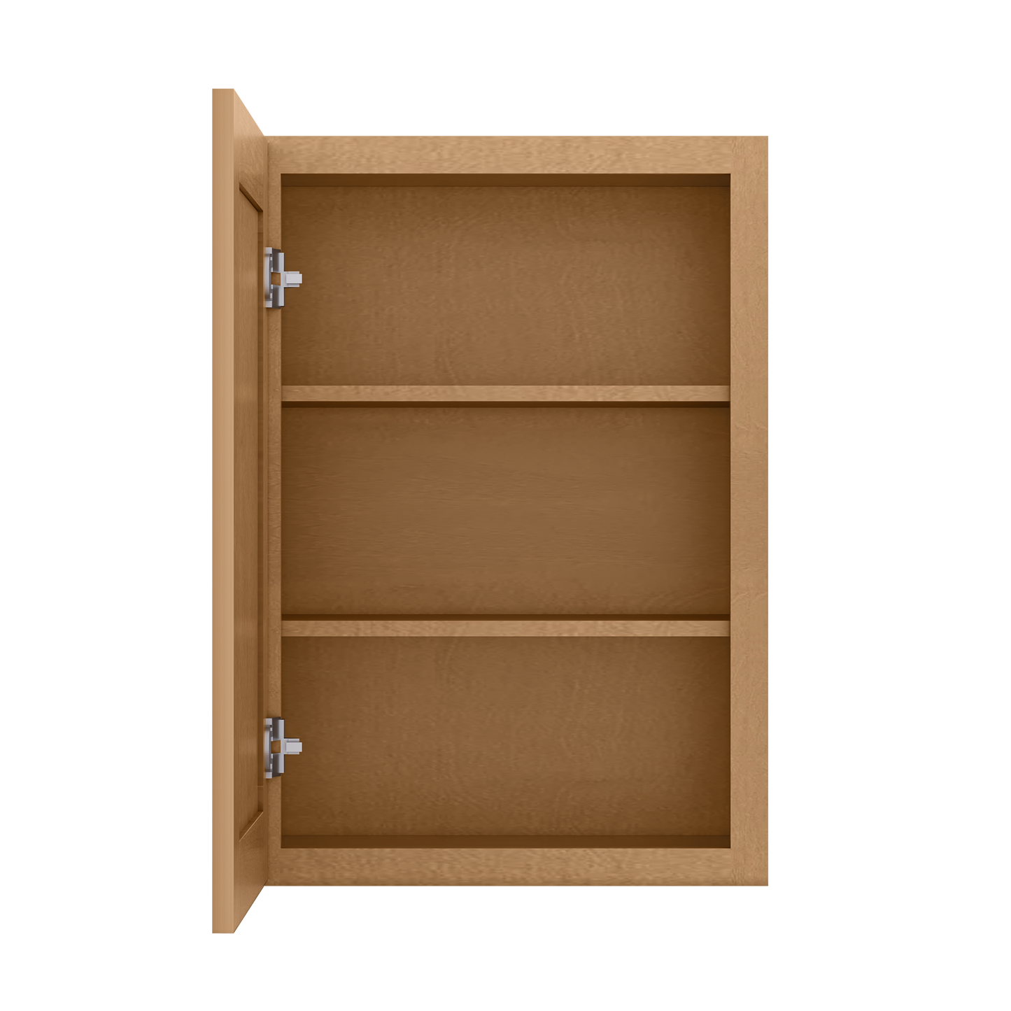 Wall Kitchen Cabinet W2130 Shaker Toffee LessCare 21 in. width 30 in. height 12 in. depth - Kitchen Cabinets