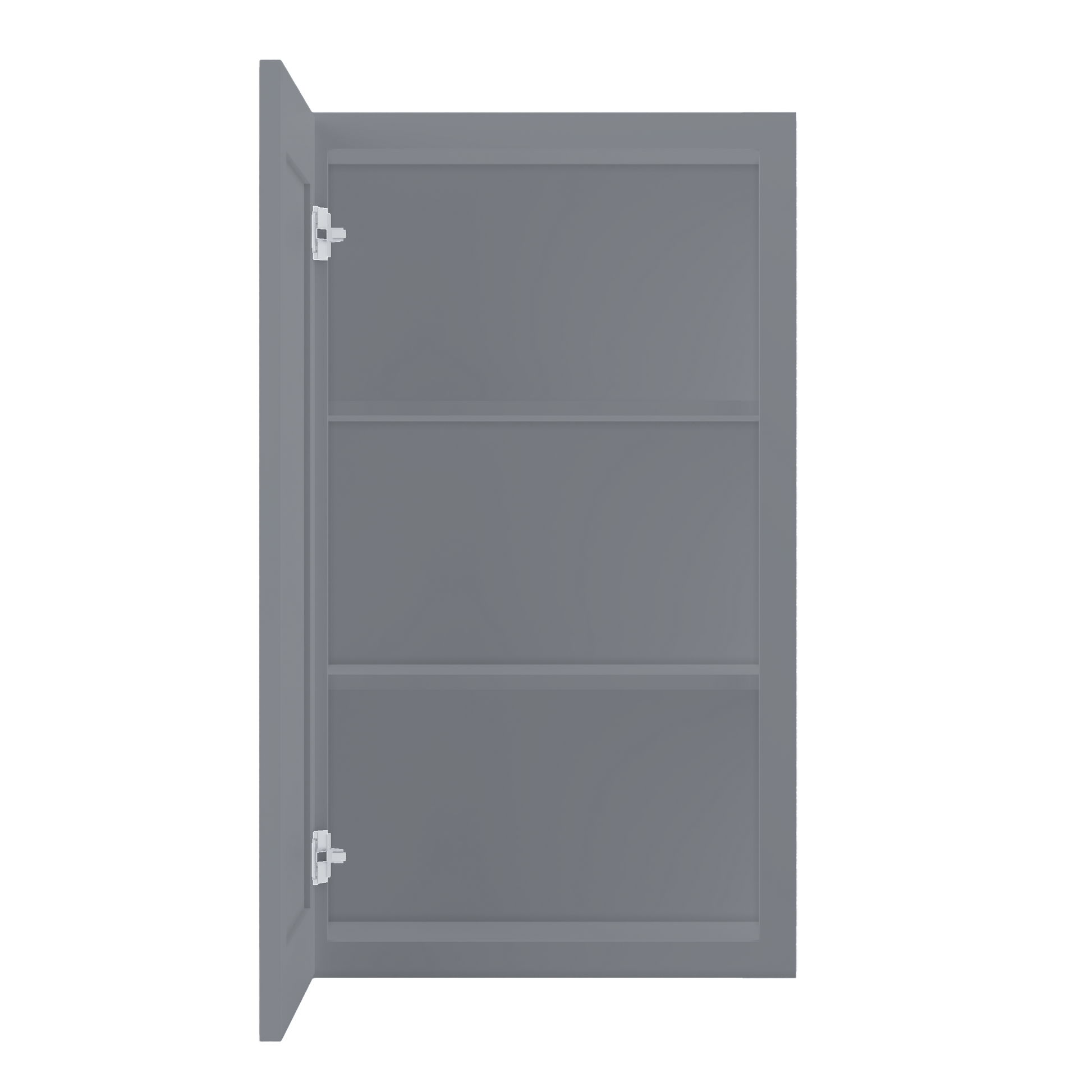Wall Kitchen Cabinet W2136 Colonial Gray LessCare 21 in. width 36 in. height 12 in. depth - Kitchen Cabinets