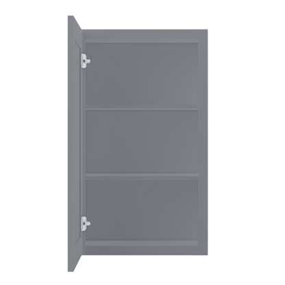 Wall Kitchen Cabinet W2136 Colonial Gray LessCare 21 in. width 36 in. height 12 in. depth - Kitchen Cabinets