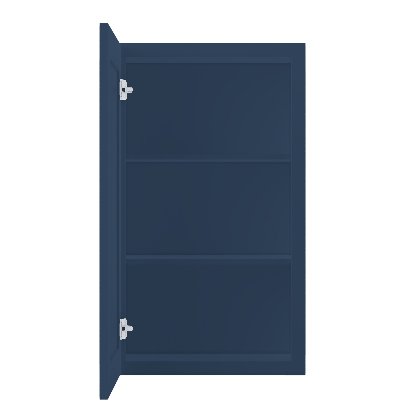 Wall Kitchen Cabinet W2136 Danbury Blue LessCare 21 in. width 36 in. height 12 in. depth - Kitchen Cabinets