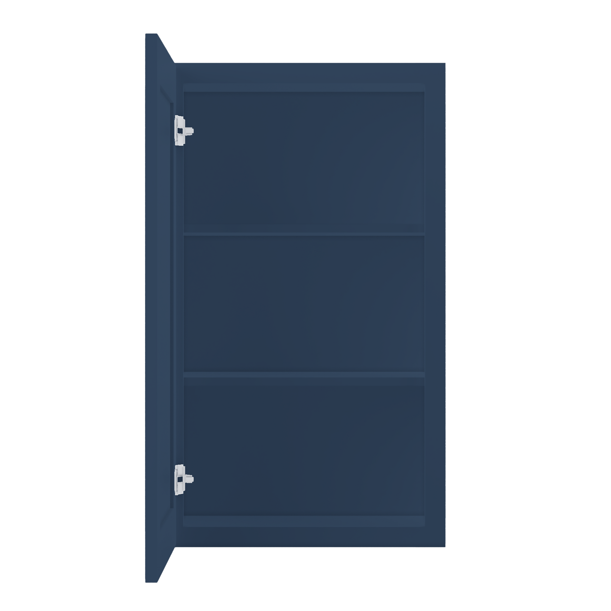 Wall Kitchen Cabinet W2136 Danbury Blue LessCare 21 in. width 36 in. height 12 in. depth - Kitchen Cabinets