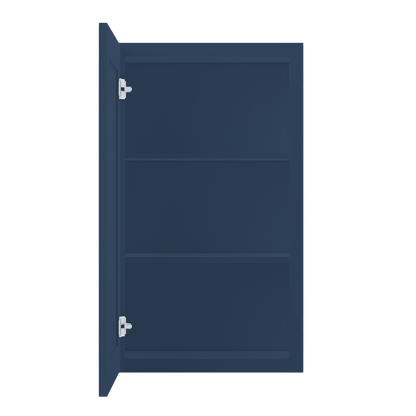 Wall Kitchen Cabinet W2136 Danbury Blue LessCare 21 in. width 36 in. height 12 in. depth - Kitchen Cabinets