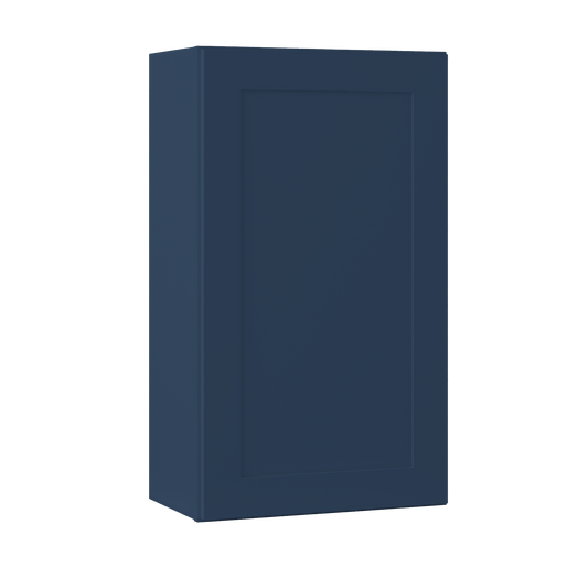 Wall Kitchen Cabinet W2136 Danbury Blue LessCare 21 in. width 36 in. height 12 in. depth - Kitchen Cabinets