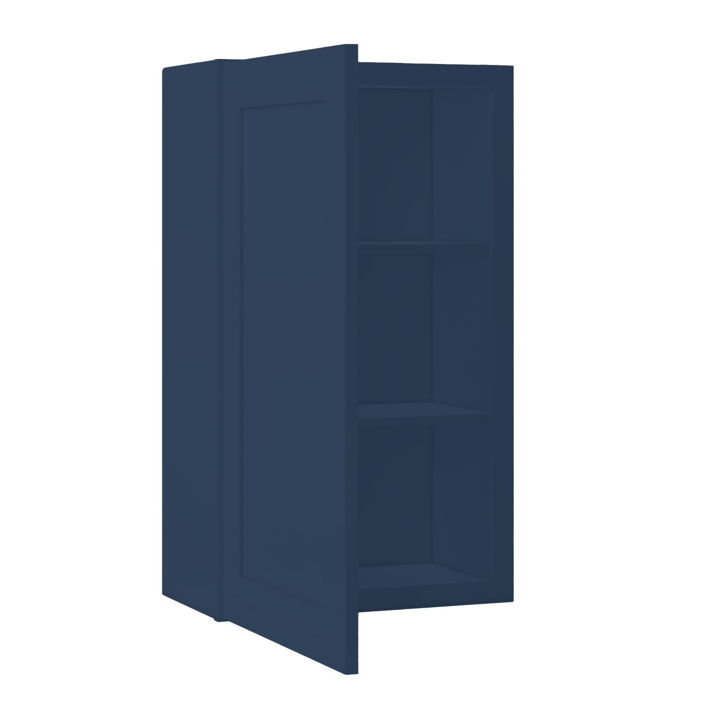 Wall Kitchen Cabinet W2136 Danbury Blue LessCare 21 in. width 36 in. height 12 in. depth - Kitchen Cabinets