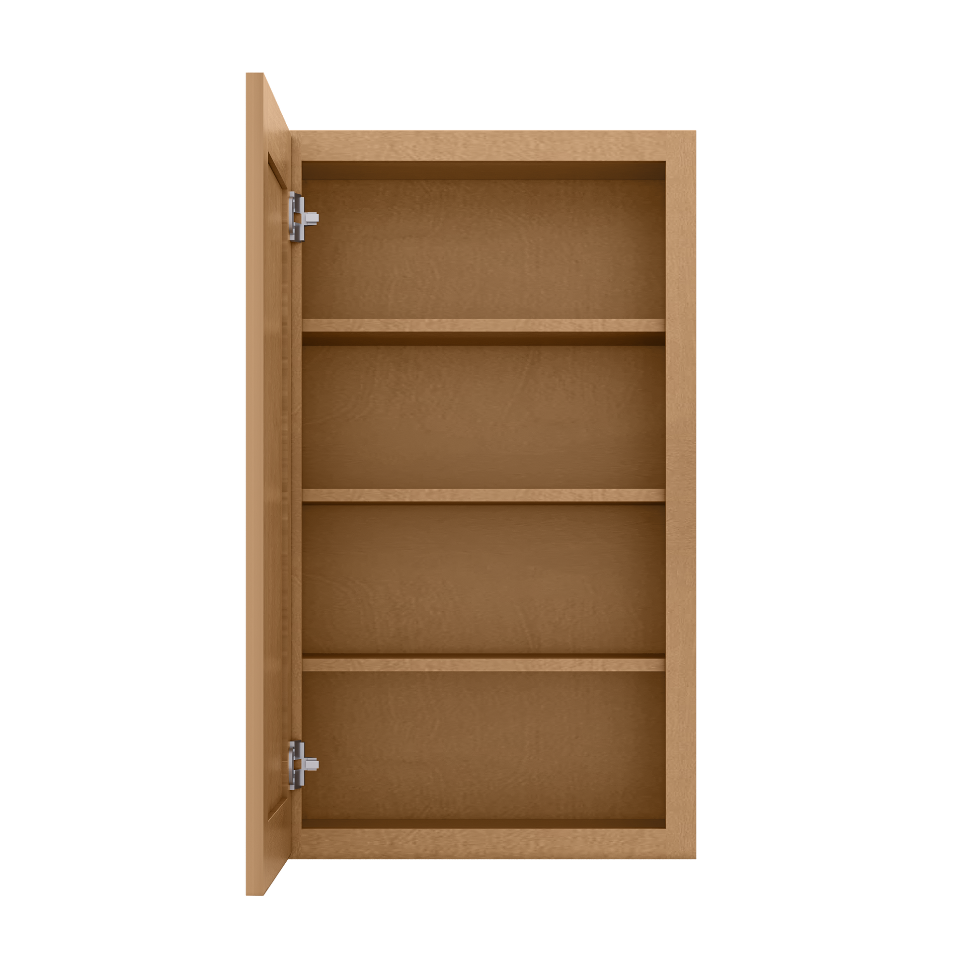 Wall Kitchen Cabinet W2136 Shaker Toffee LessCare 21 in. width 36 in. height 12 in. depth - Kitchen Cabinets