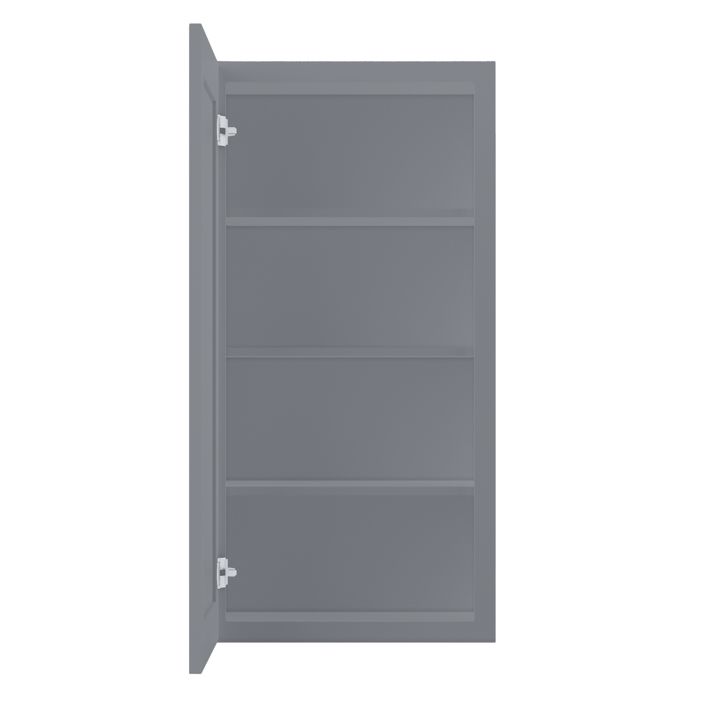 Wall Kitchen Cabinet W2142 Colonial Gray LessCare 21 in. width 42 in. height 12 in. depth - Kitchen Cabinets