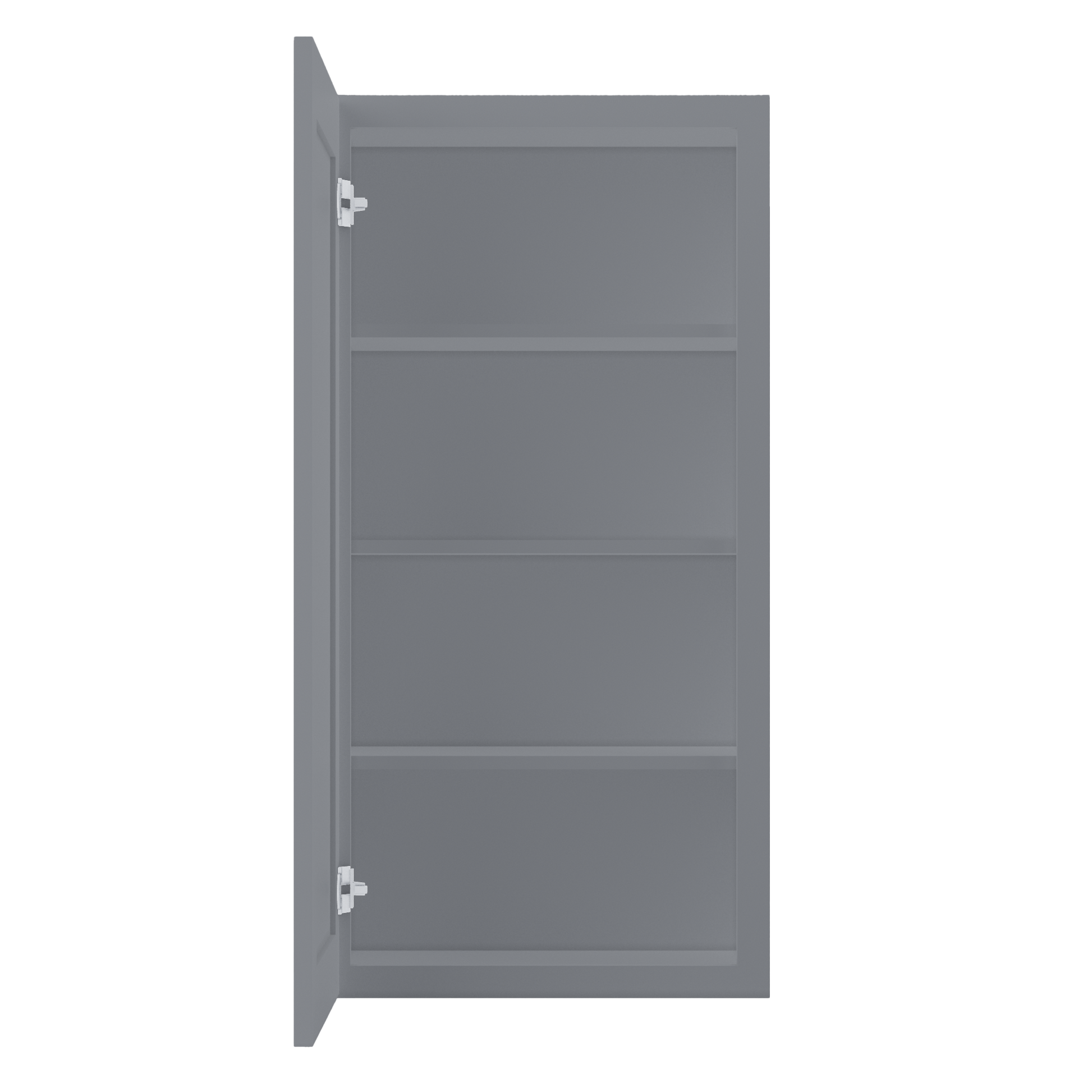 Wall Kitchen Cabinet W2142 Colonial Gray LessCare 21 in. width 42 in. height 12 in. depth - Kitchen Cabinets