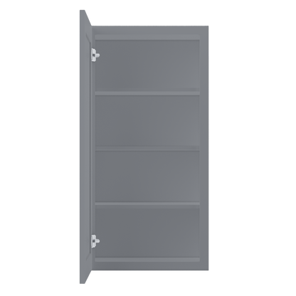 Wall Kitchen Cabinet W2142 Colonial Gray LessCare 21 in. width 42 in. height 12 in. depth - Kitchen Cabinets