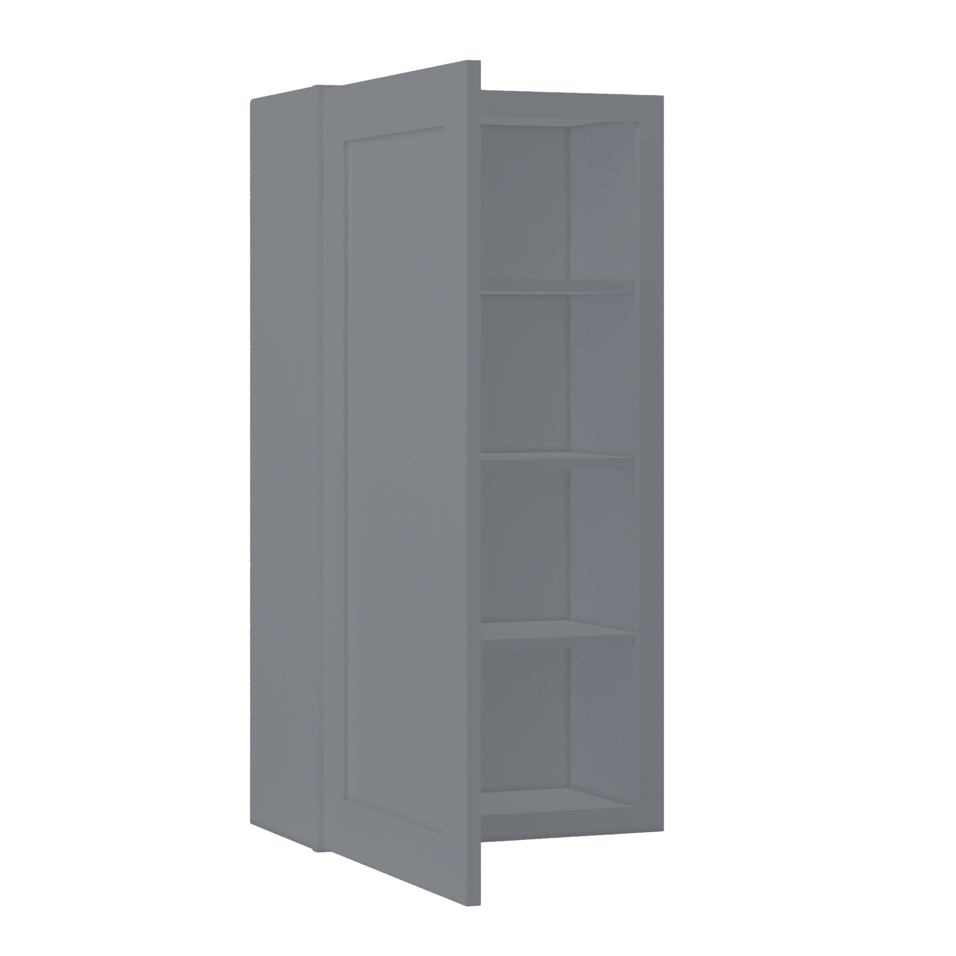 Wall Kitchen Cabinet W2142 Colonial Gray LessCare 21 in. width 42 in. height 12 in. depth - Kitchen Cabinets
