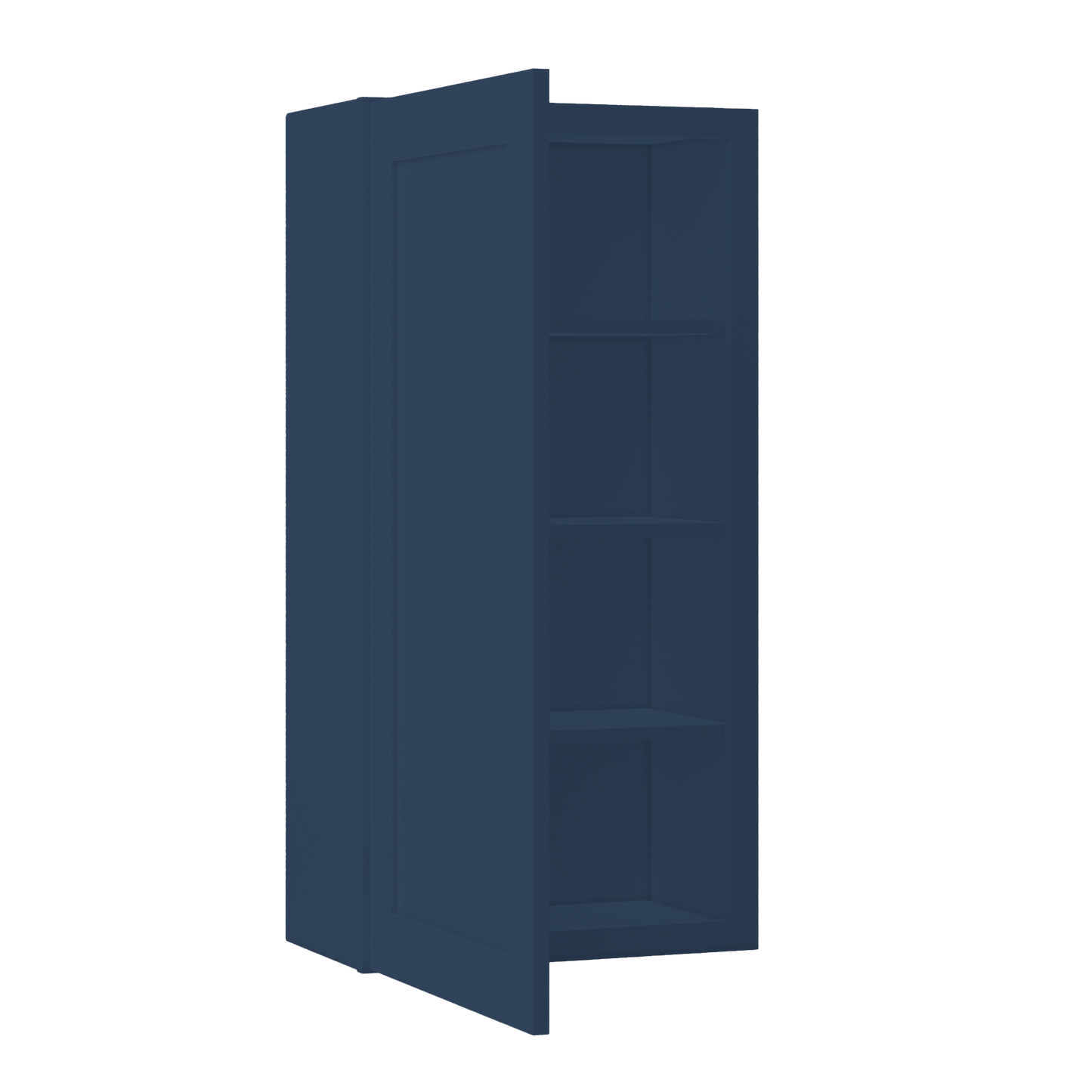 Wall Kitchen Cabinet W2142 Danbury Blue LessCare 21 in. width 42 in. height 12 in. depth - Kitchen Cabinets