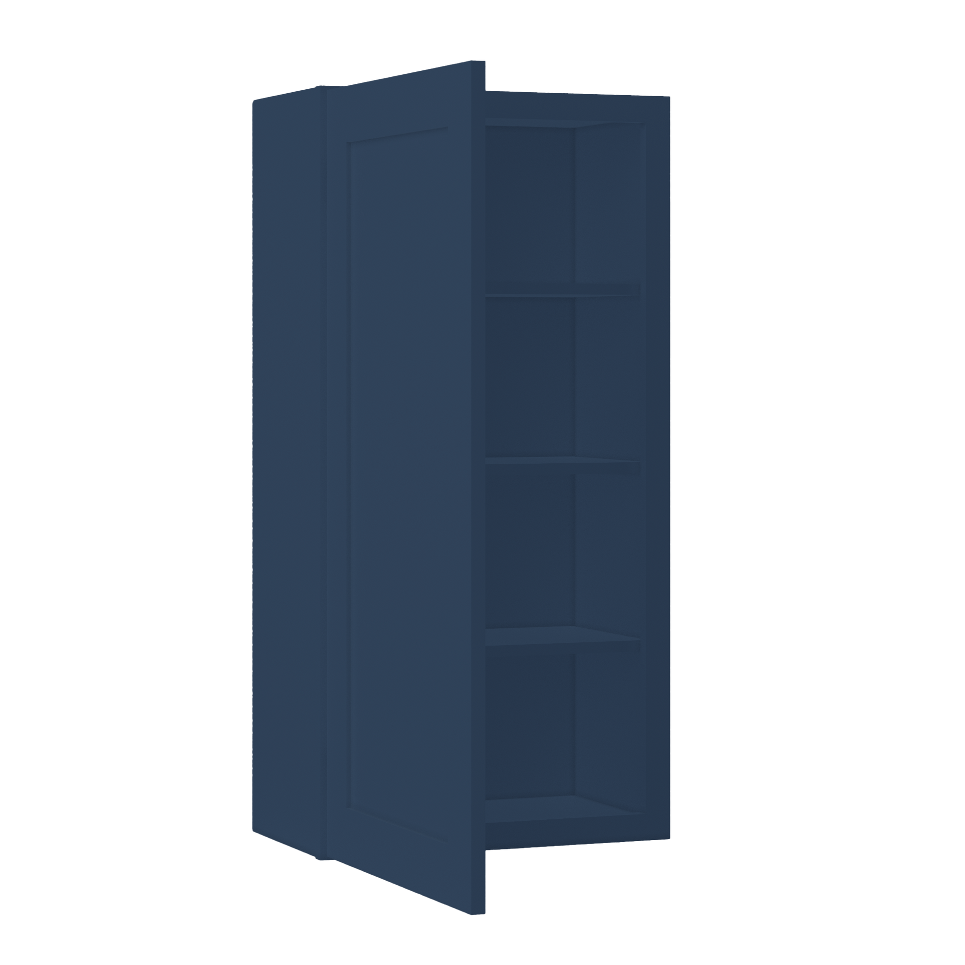 Wall Kitchen Cabinet W2142 Danbury Blue LessCare 21 in. width 42 in. height 12 in. depth - Kitchen Cabinets