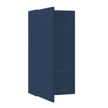 Wall Kitchen Cabinet W2142 Danbury Blue LessCare 21 in. width 42 in. height 12 in. depth - Kitchen Cabinets