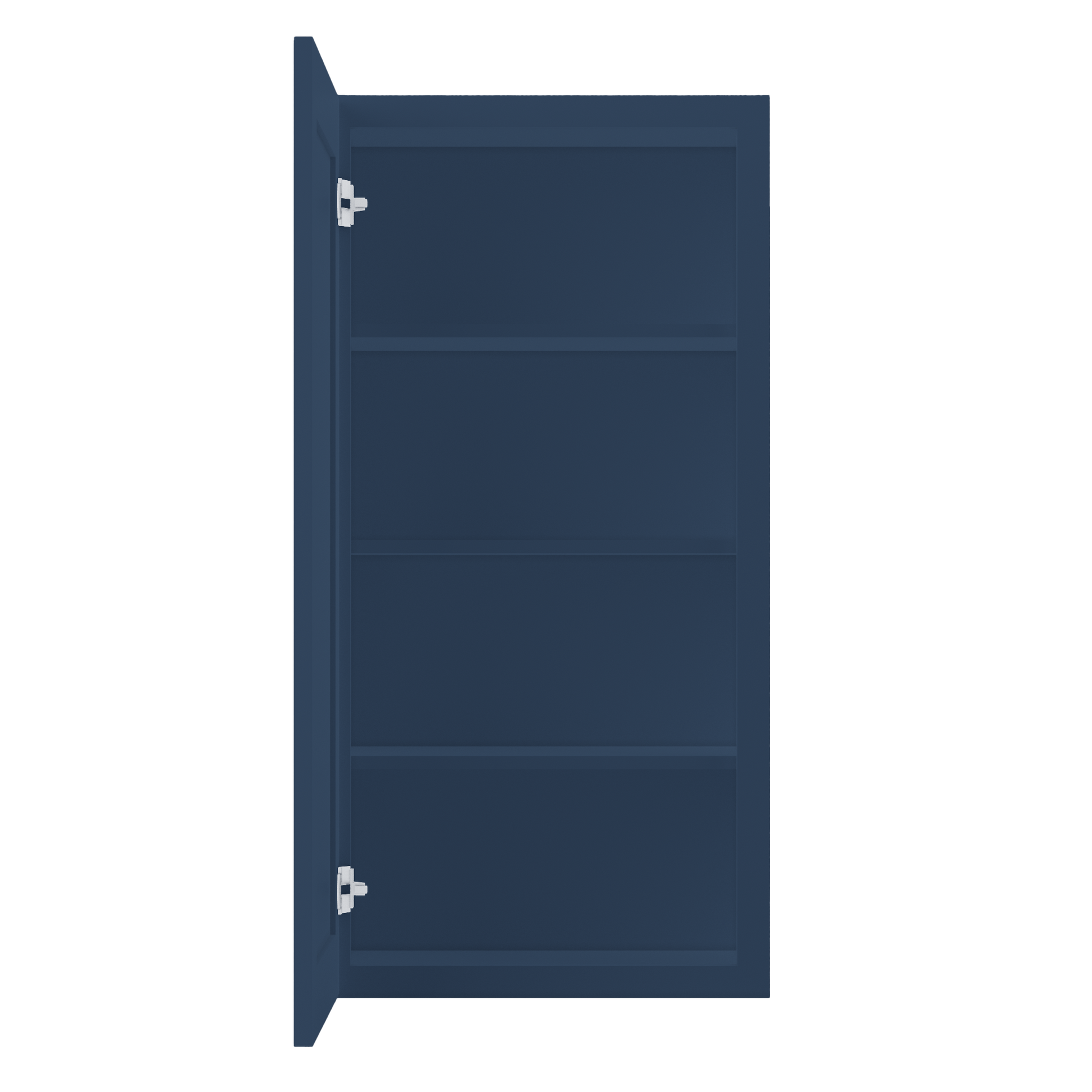 Wall Kitchen Cabinet W2142 Danbury Blue LessCare 21 in. width 42 in. height 12 in. depth - Kitchen Cabinets